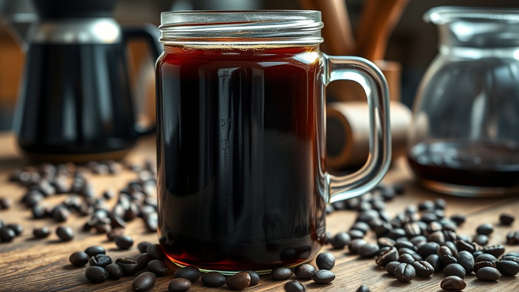 cold steeped flavorful coffee