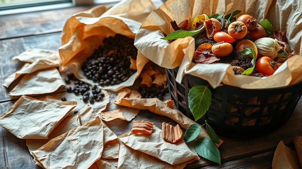compost unbleached tear filters