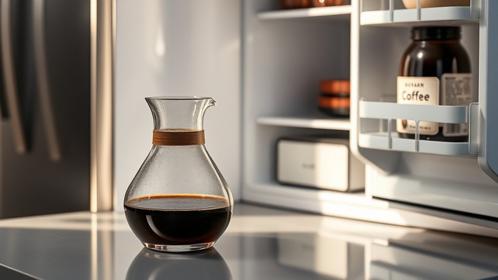 consume brewed coffee promptly