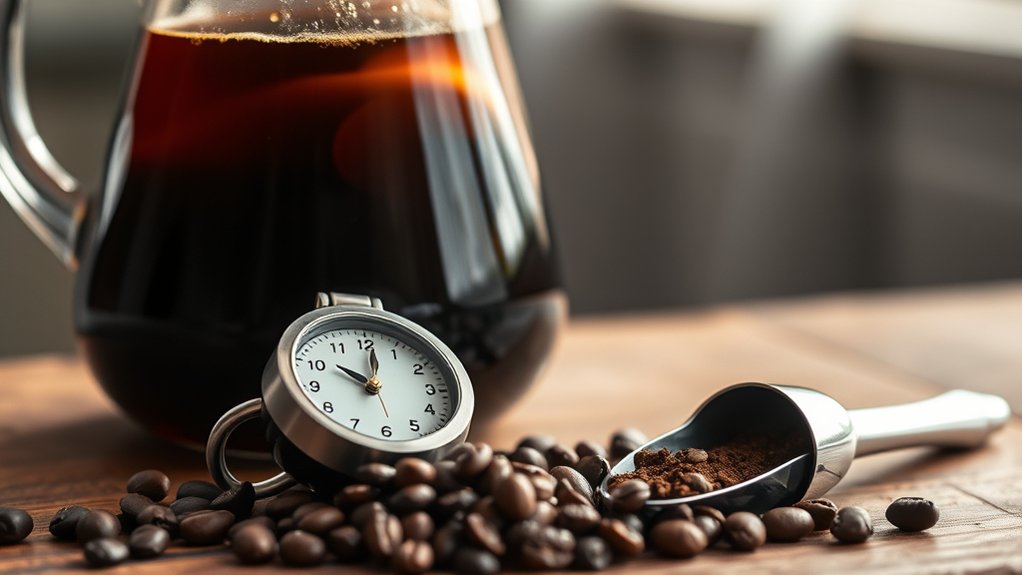control brew time precisely