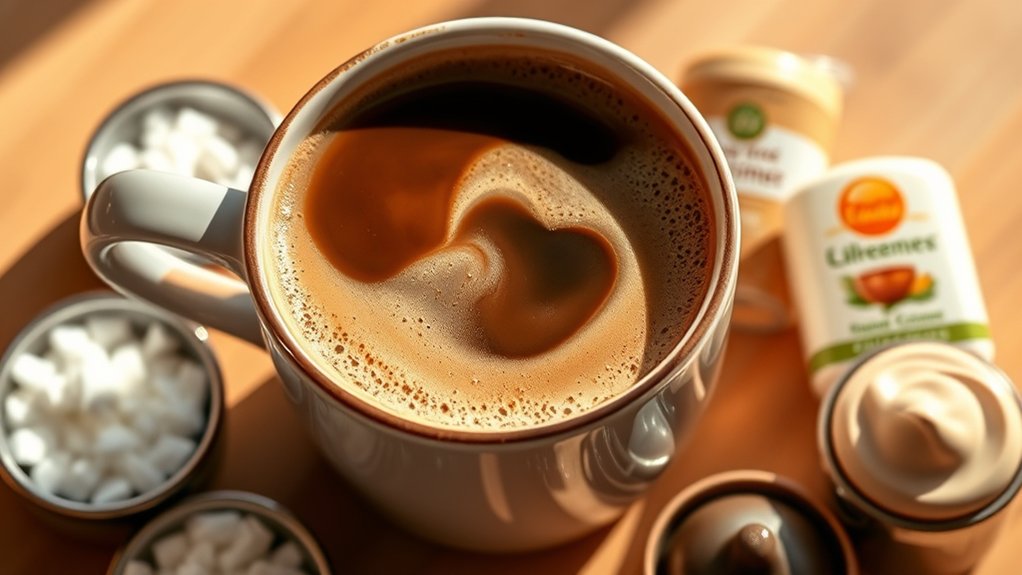 creamer calories vary widely