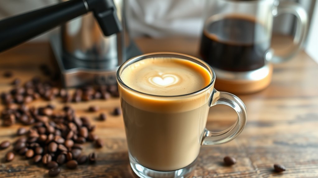 creamy rich espresso drink