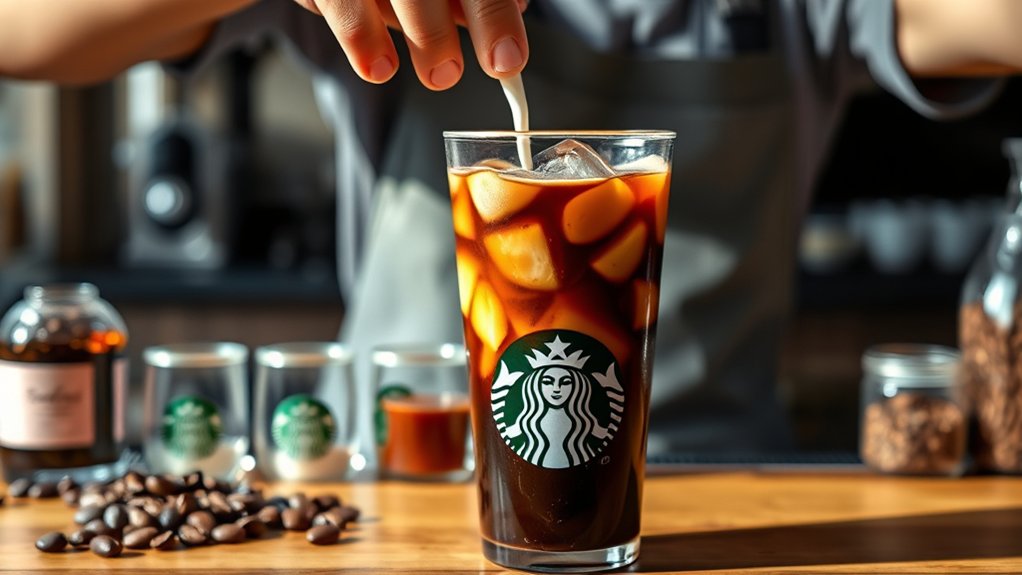 customizable decaf iced coffee