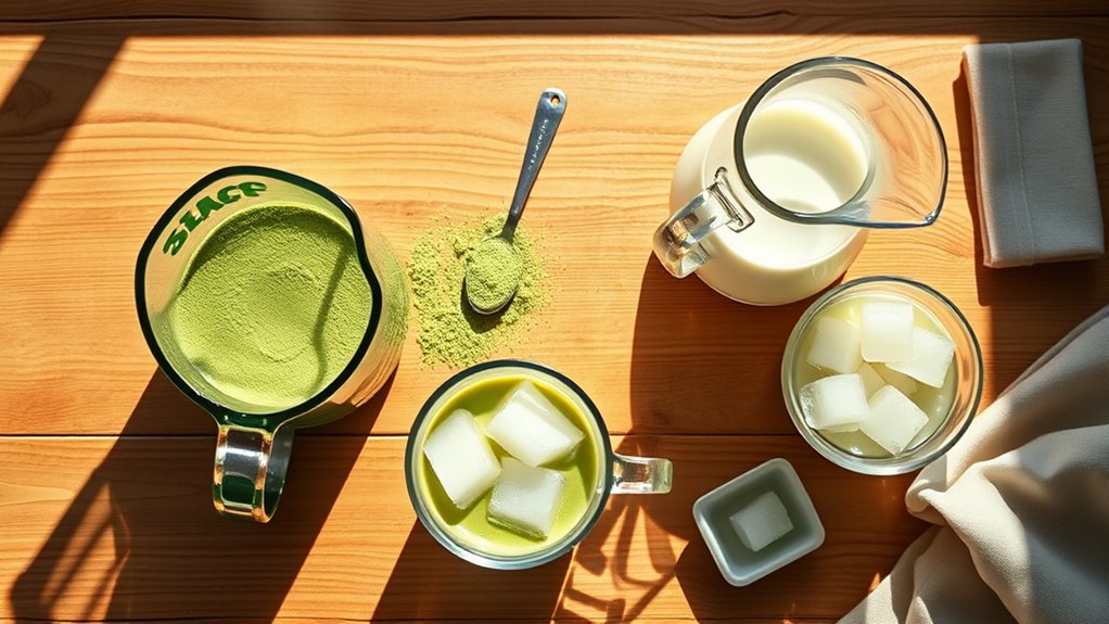 customize your matcha latte