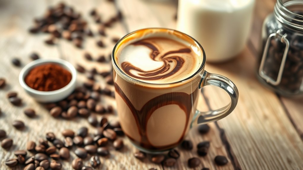 decaf and caffeine free mochas