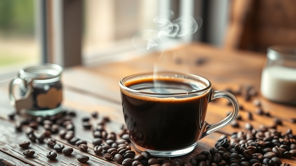 decaf coffee acidic
