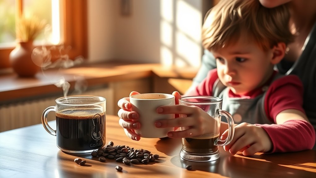 decaf contains small caffeine amounts
