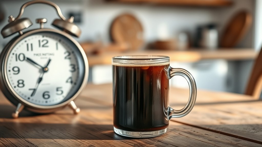 drink coffee within four hours