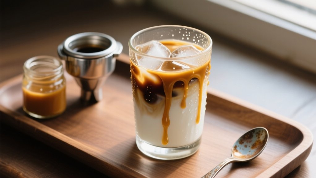 easy iced caramel latte