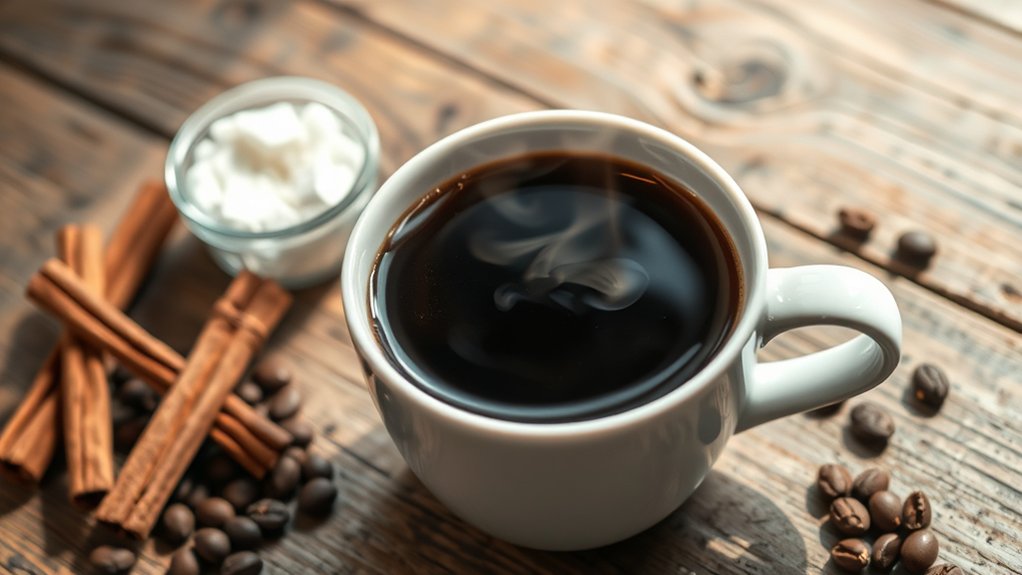 enhance black coffee flavor
