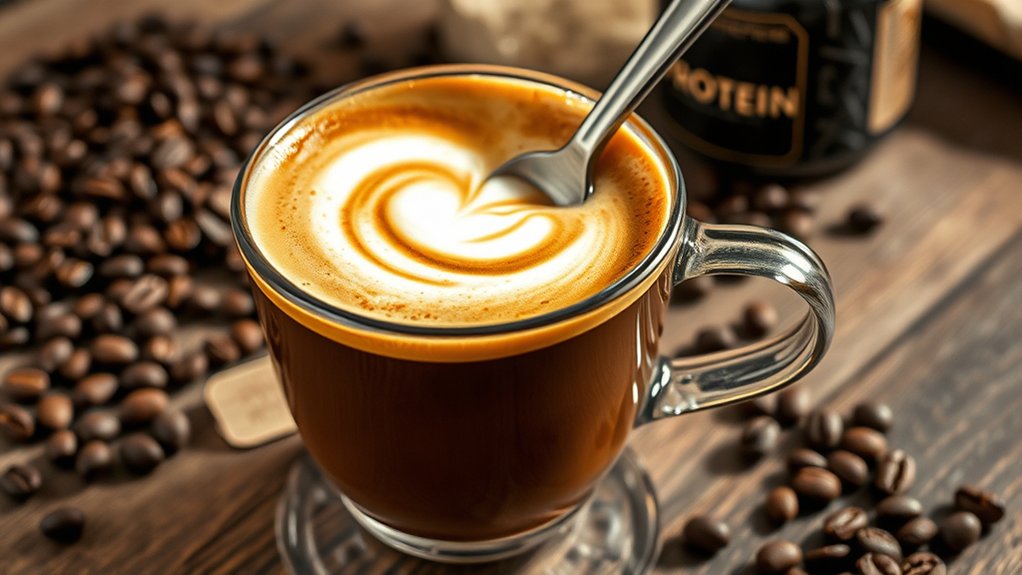 enhance coffee protein flavor