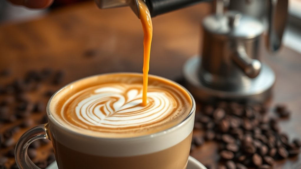 espresso is latte s caffeine source