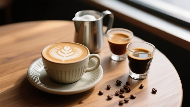 espresso shots in latte