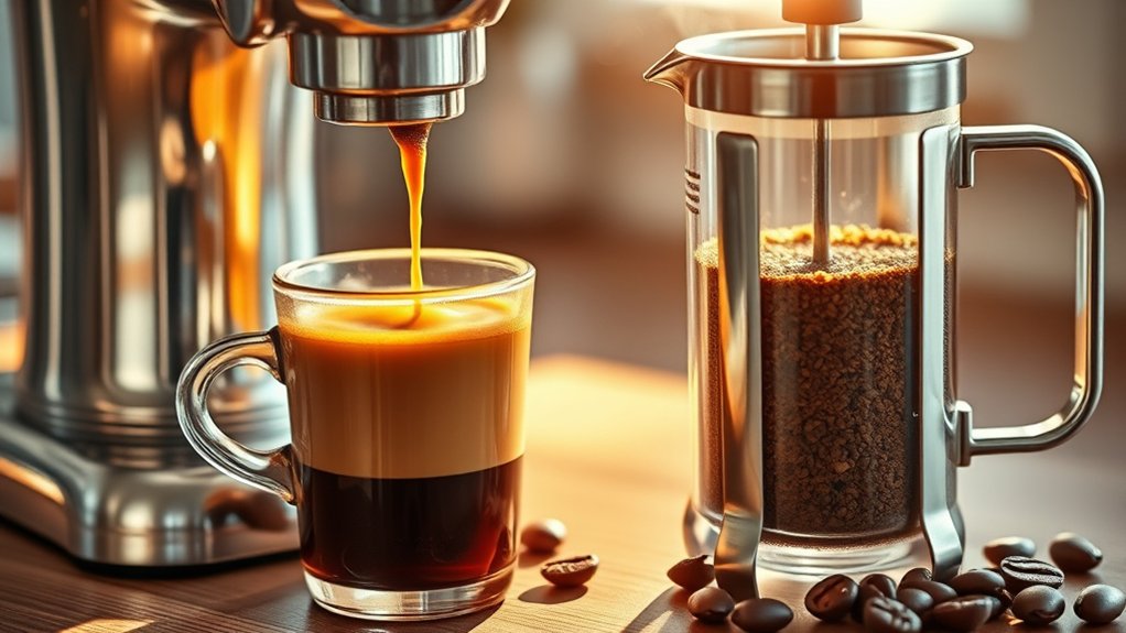 espresso versus french press