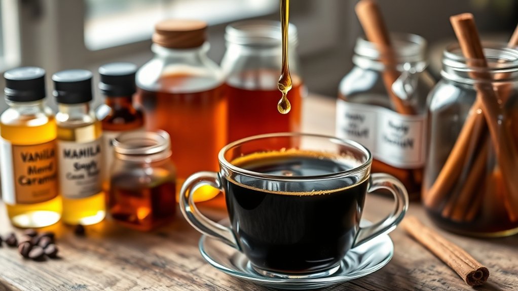 flavored syrups lower sugar