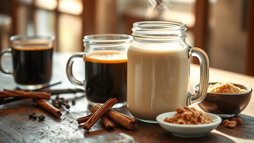 flavorful homemade coffee creamer