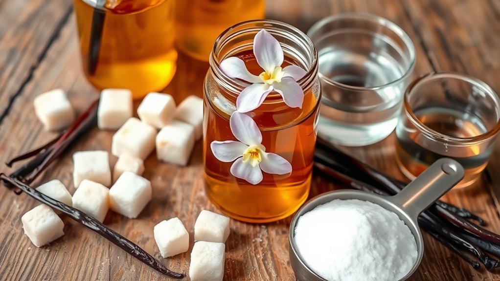 fresh vanilla bean infusion
