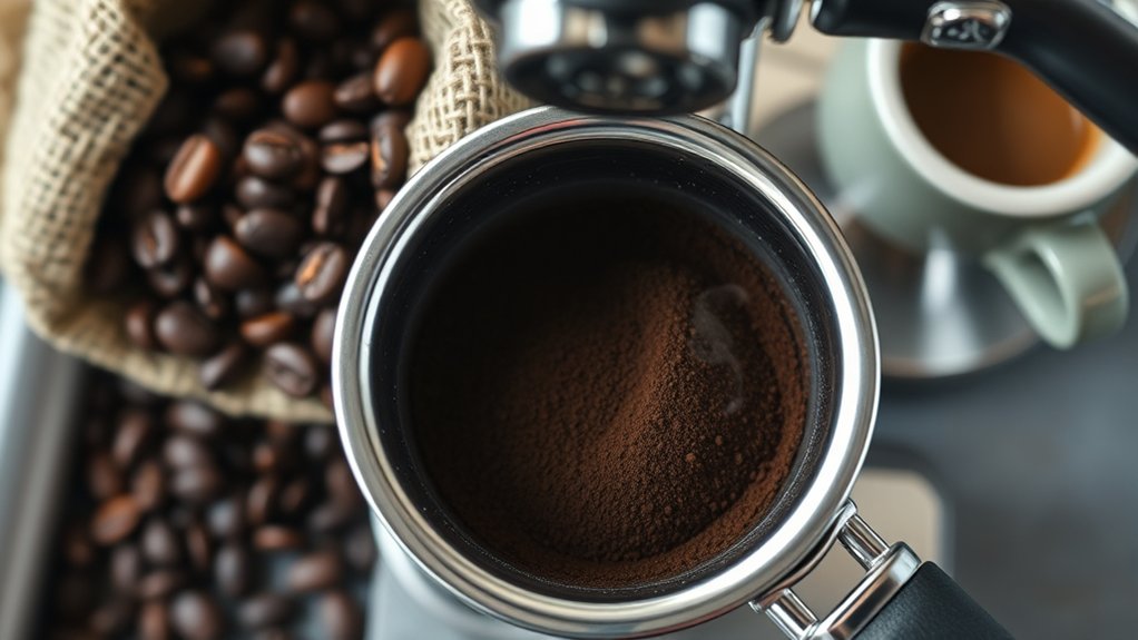 freshly ground coffee preferred