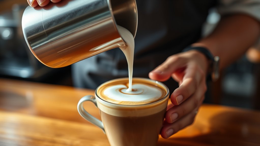 froth milk for cappuccino