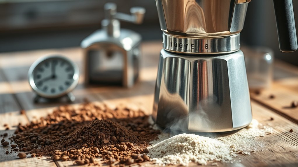 grind size influences extraction time