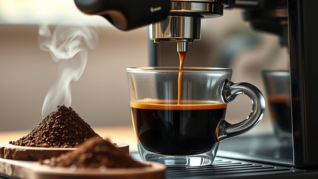 ground coffee for espresso