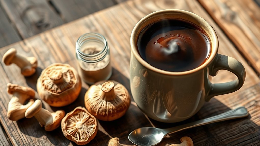 health boosting mushroom coffee benefits