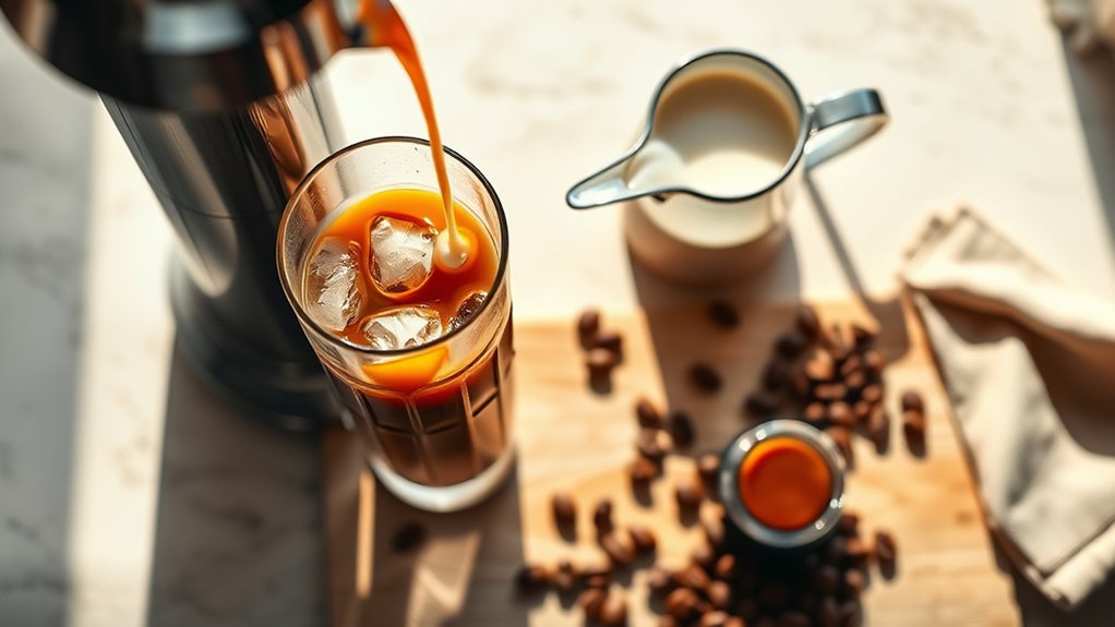 iced caramel latte assembly guide