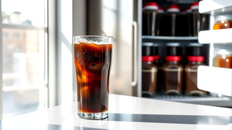 iced coffee storage duration