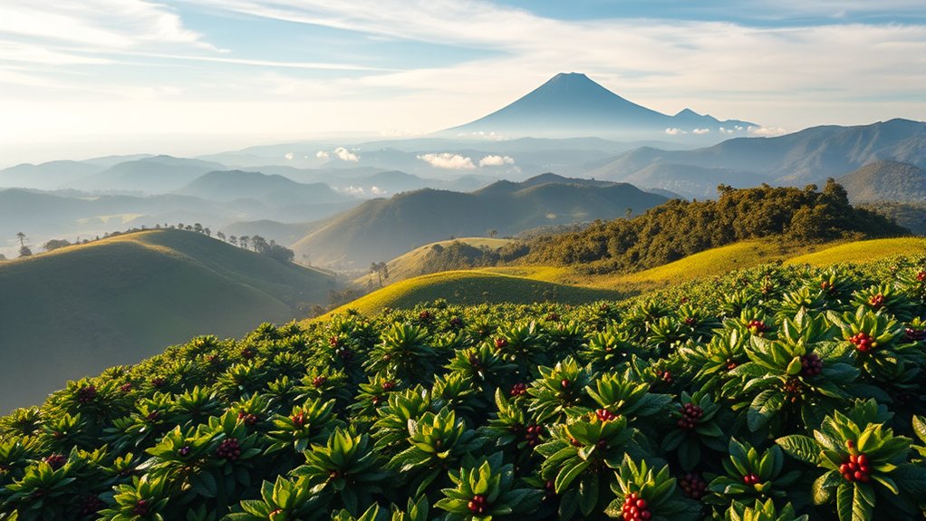 ideal tropical coffee regions