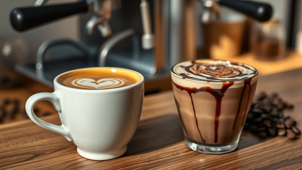 latte versus mocha differences