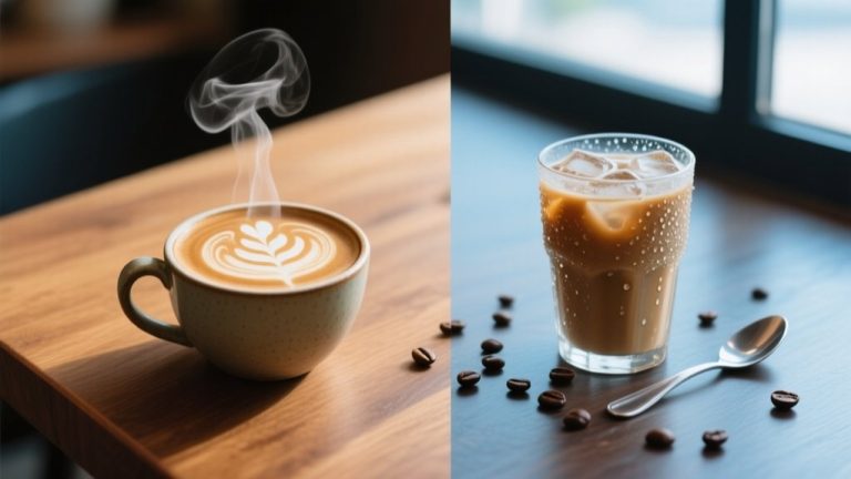 lattes served hot or cold