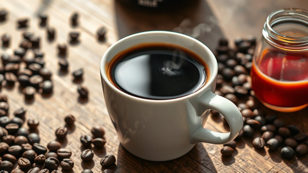 low calorie black coffee