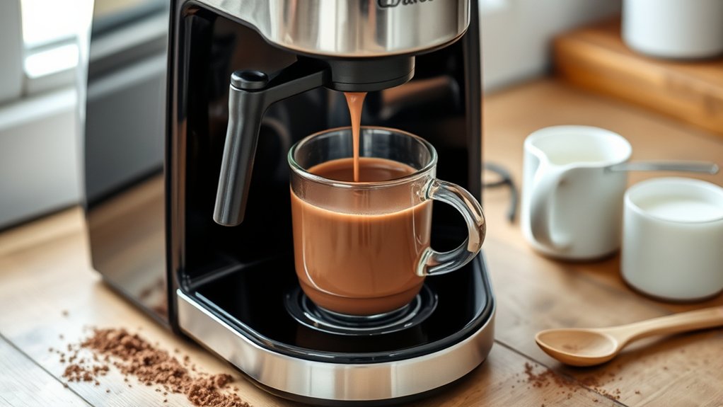 make hot chocolate with coffee maker