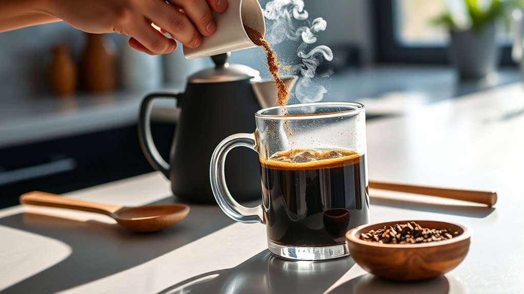 making ryze coffee step by step