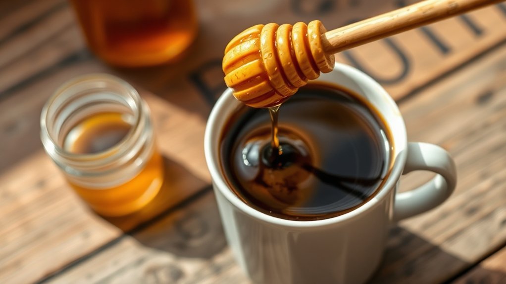 measure honey for flavor