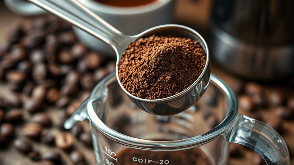 measuring coffee for consistency