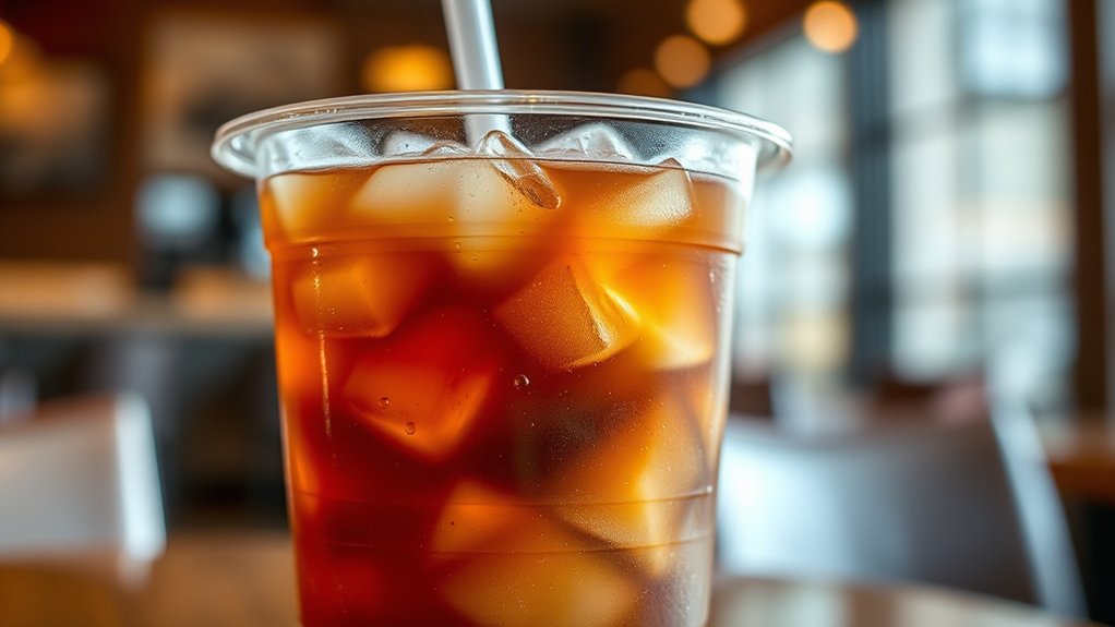 medium dunkin iced coffee