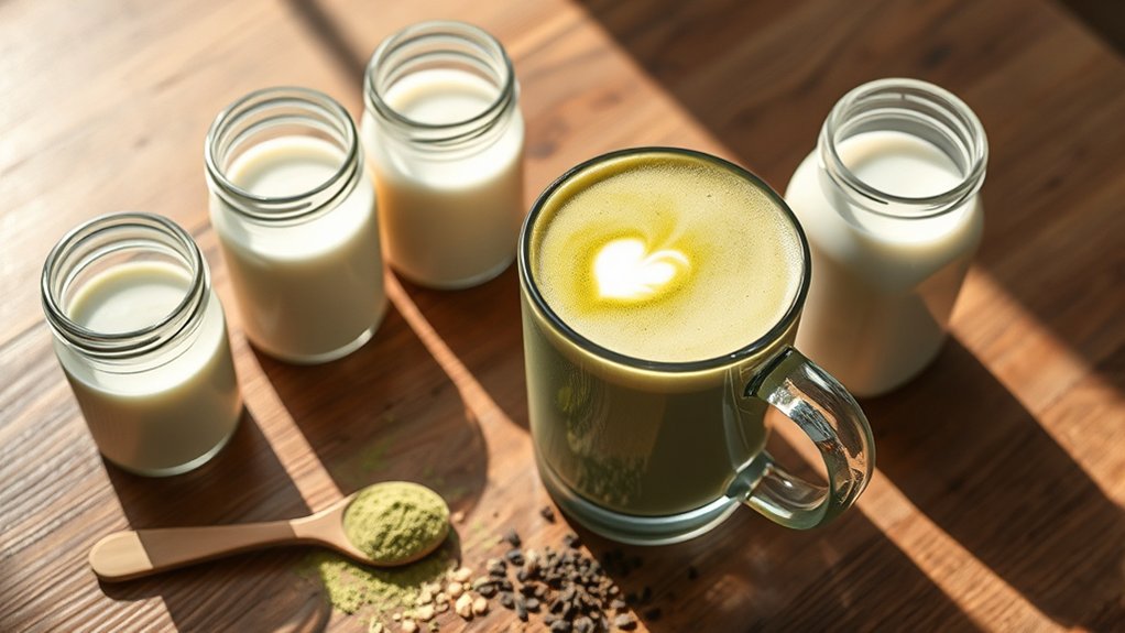 milk choice affects calories