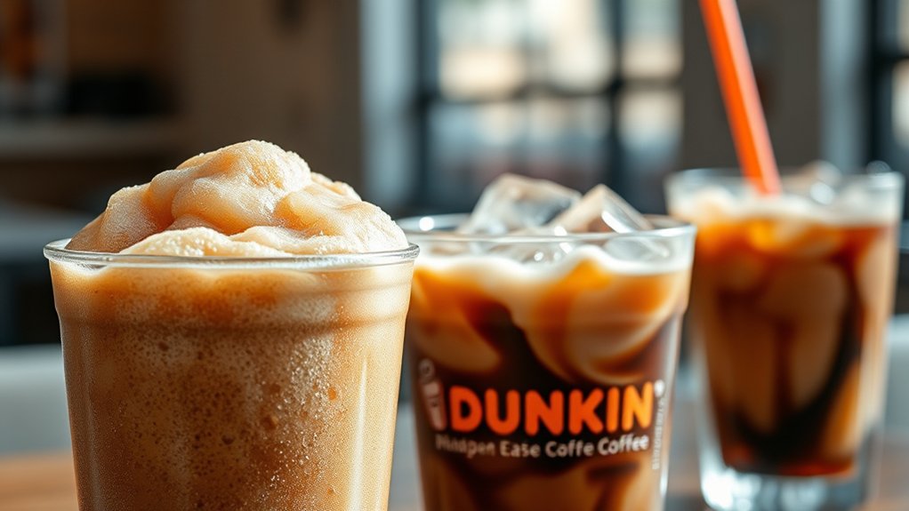 moderate caffeine iced options