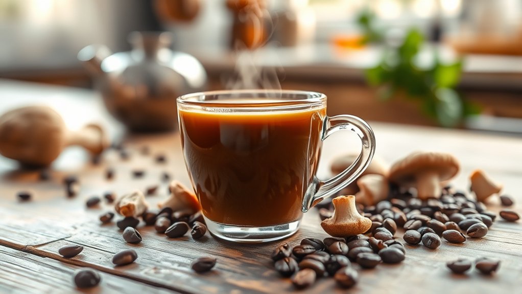 mushroom coffee boosts focus