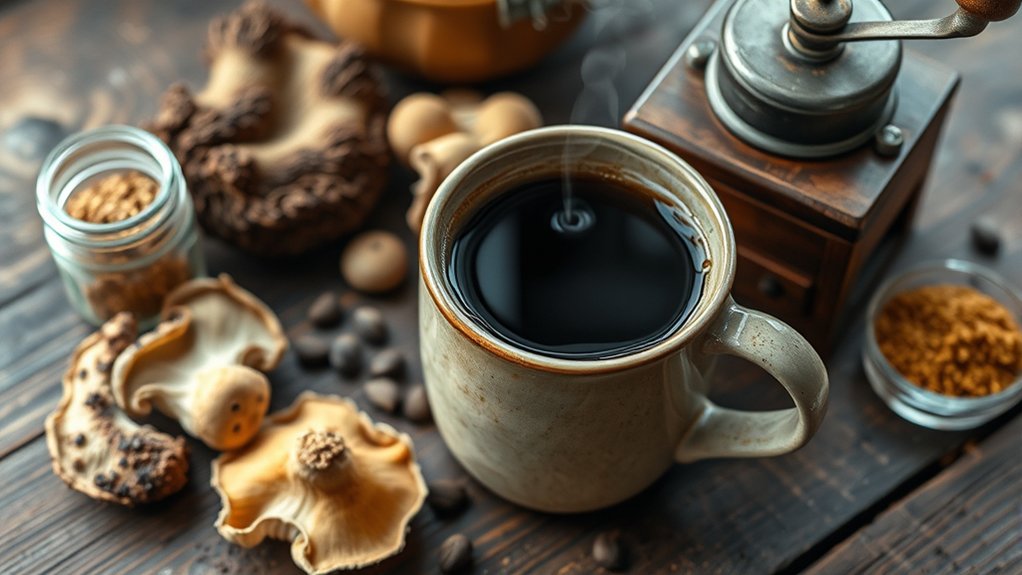 mushroom coffee offers health benefits