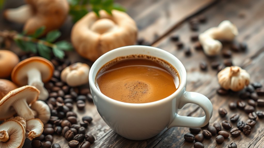 mushroom extracts reduce acidity