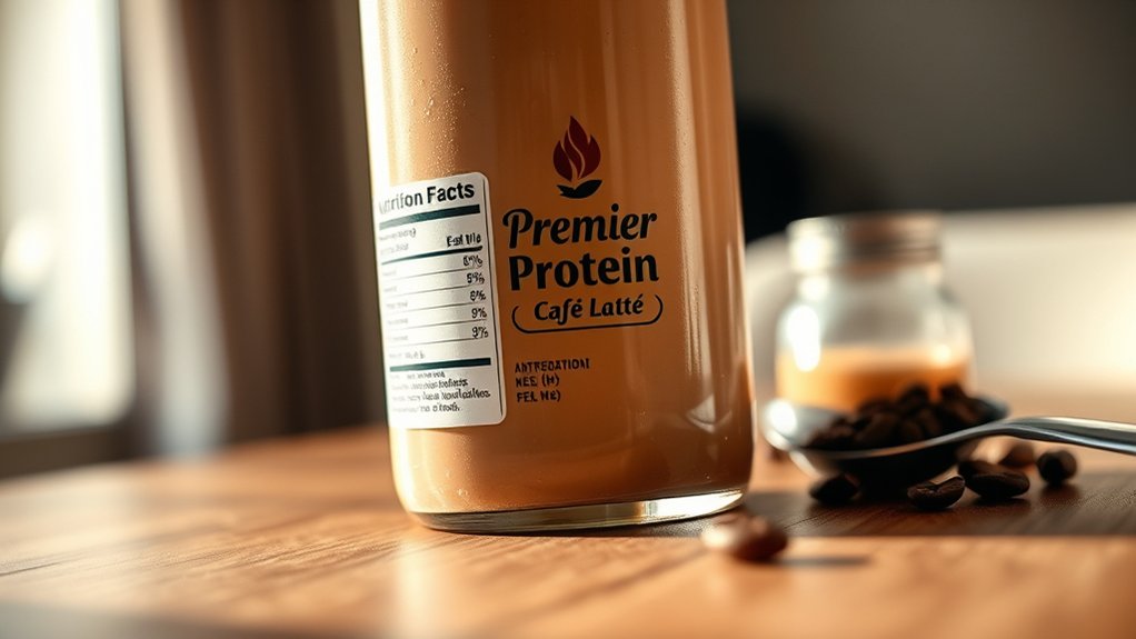 nutritious low sugar energy shake