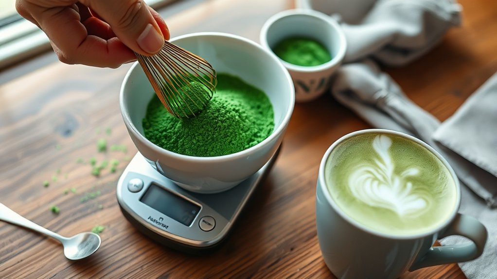 optimal matcha latte balance