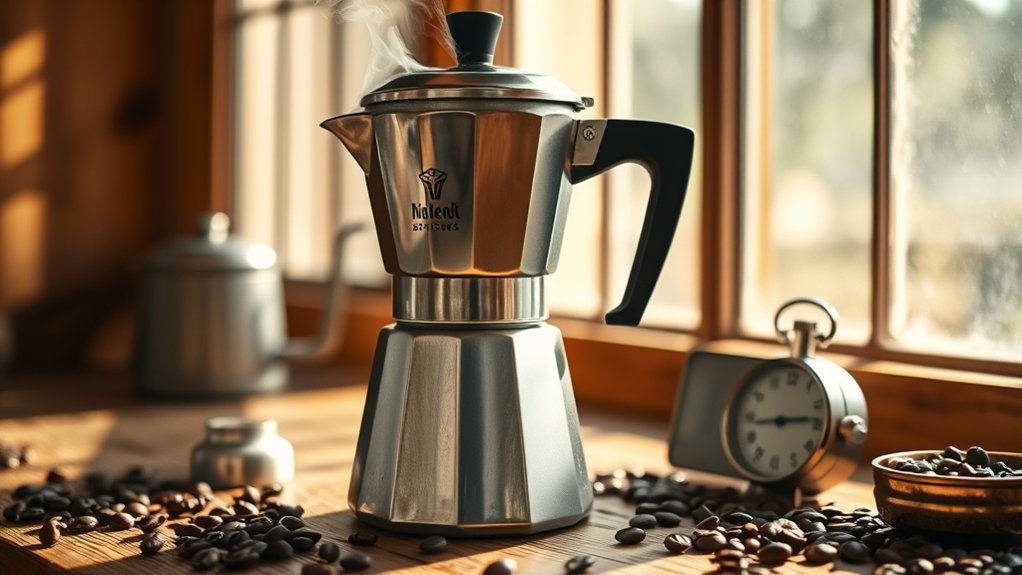 optimal percolator brewing time