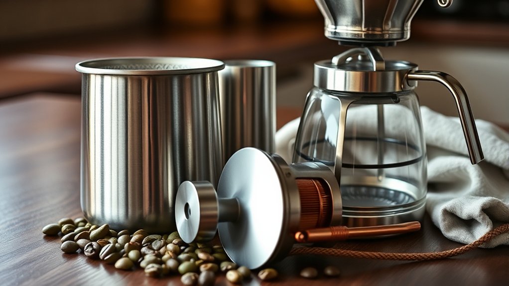plastic parts in coffee