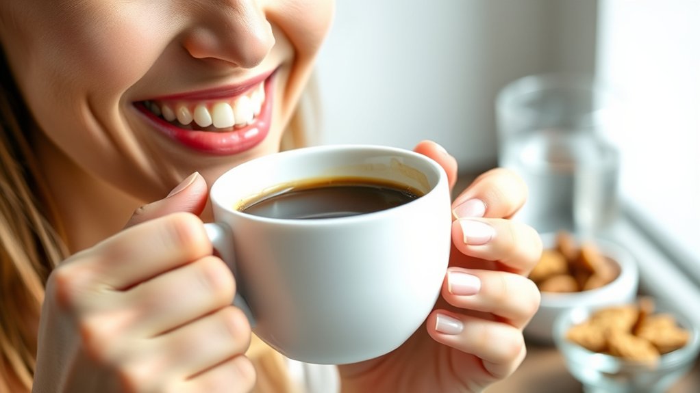 prevent coffee stain buildup