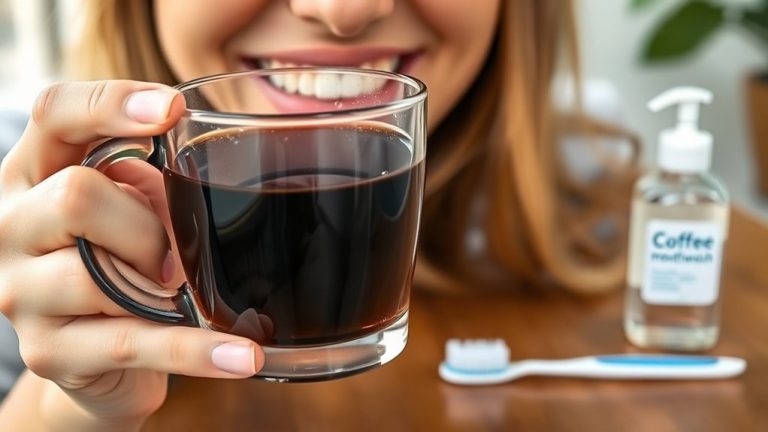 preventing coffee stain teeth