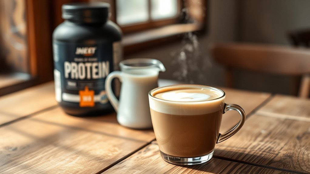 protein coffee boosts nutrition