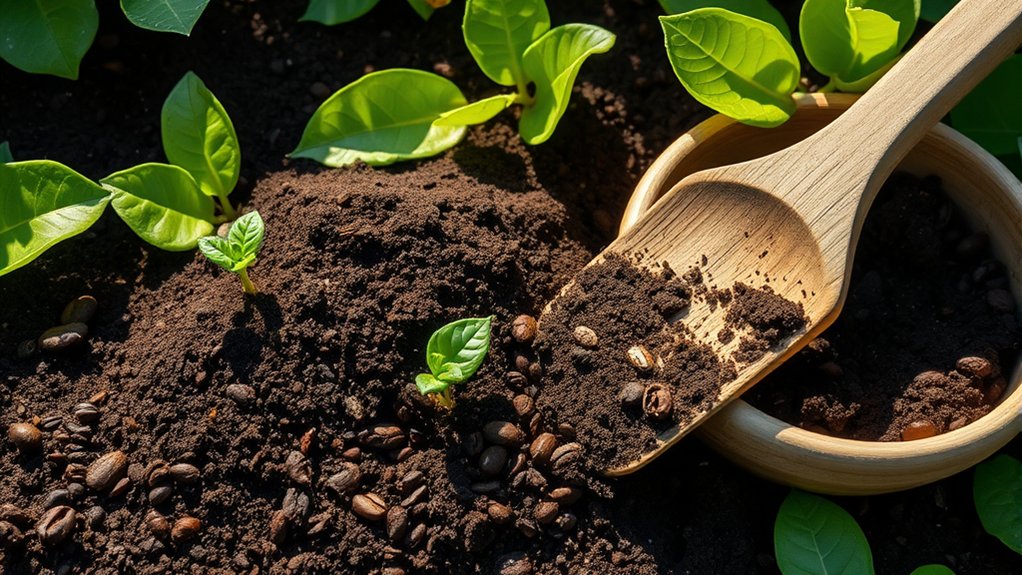 repurpose coffee grounds naturally